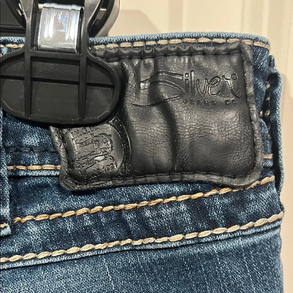 Silver Women's Boot Cut Jeans - Picture 4 of 9